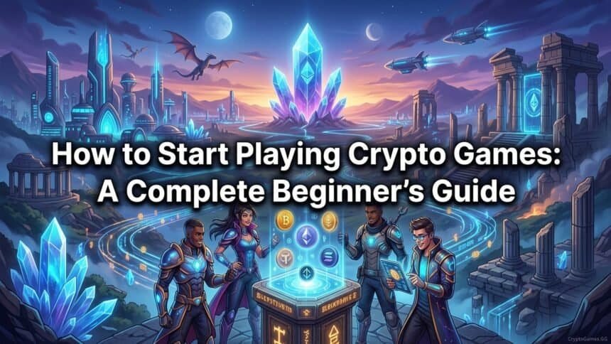 Featured image for How to Start Playing Crypto Games: A Complete Beginner’s Guide