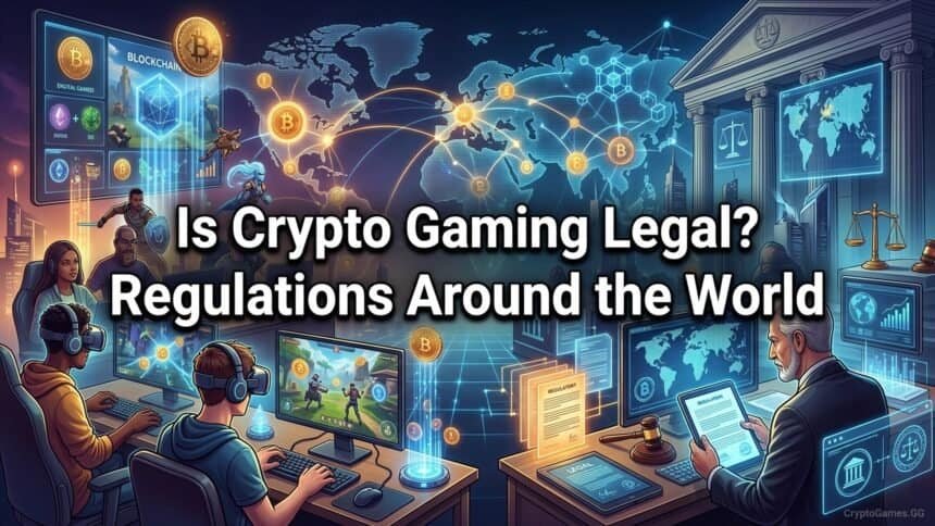 Featured image for Is Crypto Gaming Legal? Regulations Around the World
