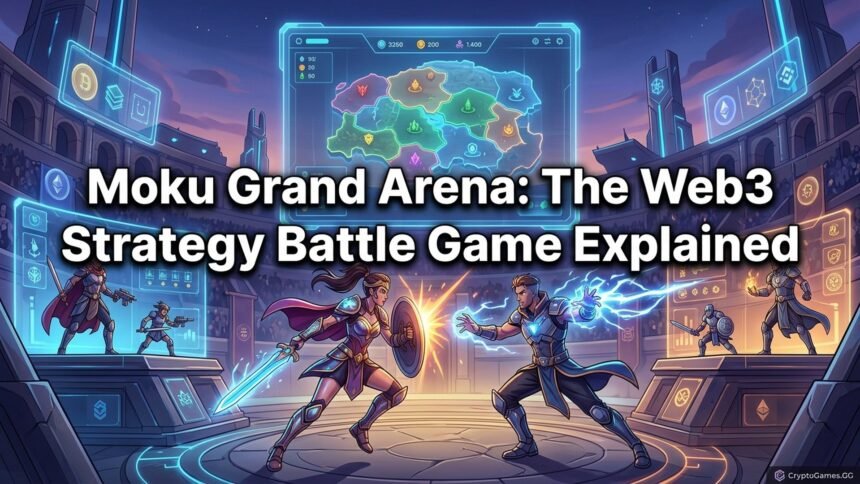 Featured image for Moku Grand Arena: The Web3 Strategy Battle Game Explained