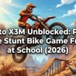 Featured image for Moto X3M Unblocked: Play the Stunt Bike Game Free at School (2026)
