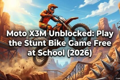 Featured image for Moto X3M Unblocked: Play the Stunt Bike Game Free at School (2026)