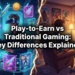Featured image for Play-to-Earn vs Traditional Gaming: Key Differences Explained