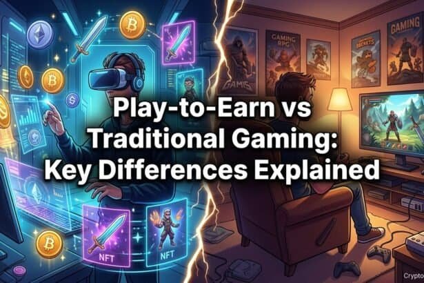 Featured image for Play-to-Earn vs Traditional Gaming: Key Differences Explained