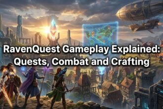 Featured image for RavenQuest Gameplay Explained: Quests, Combat and Crafting