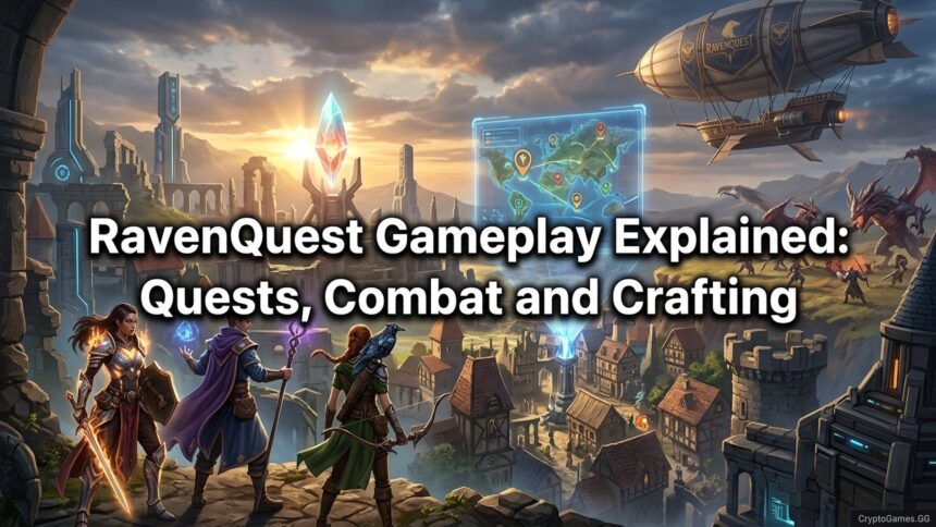 Featured image for RavenQuest Gameplay Explained: Quests, Combat and Crafting