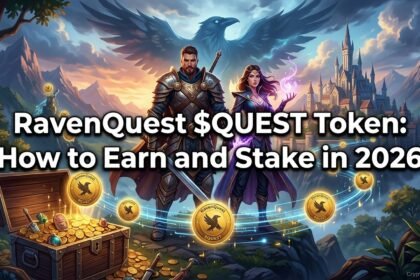 Featured image for RavenQuest $QUEST Token: How to Earn and Stake in 2026