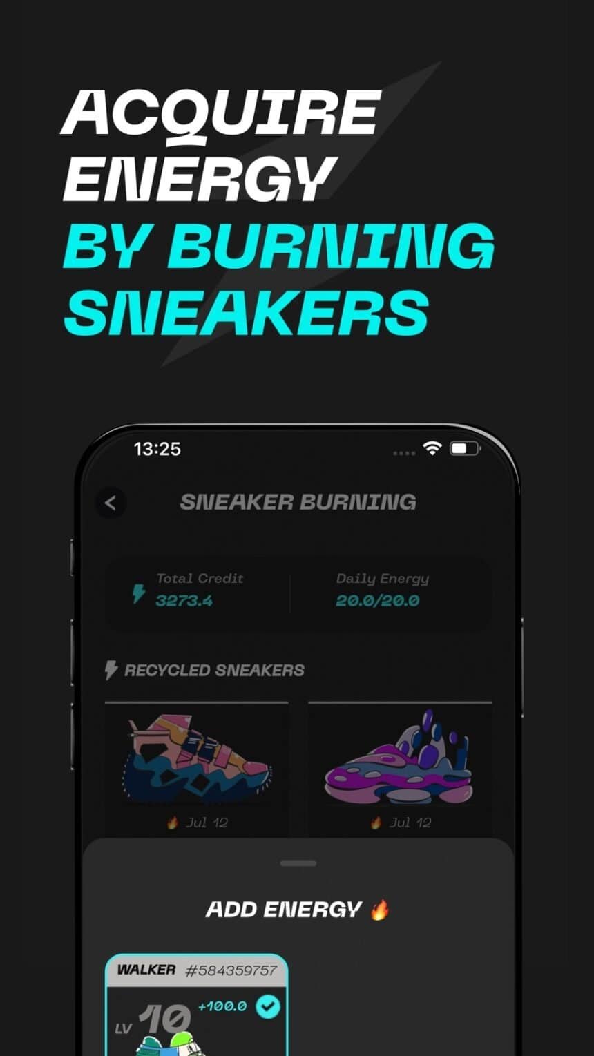 STEPN GO gameplay screenshot 2 – Casual crypto game on Solana