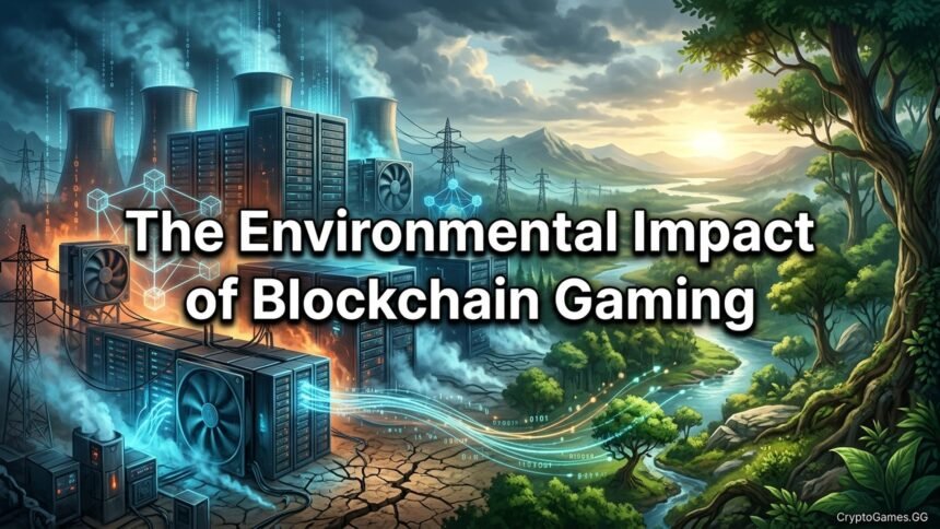 Featured image for The Environmental Impact of Blockchain Gaming