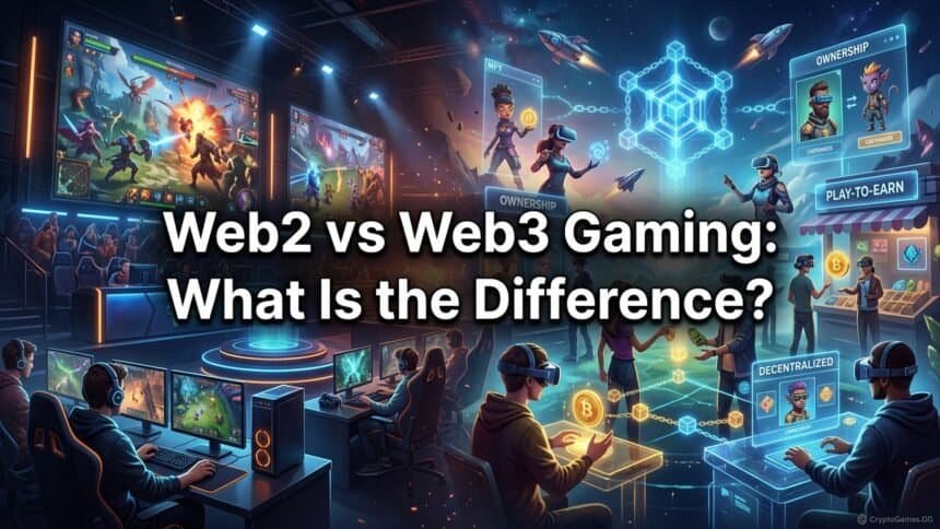 Featured image for Web2 vs Web3 Gaming: What Is the Difference?