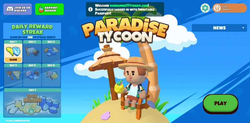 Paradise Tycoon completes NFT migration to Avalanche ahead of Evolution 2.0