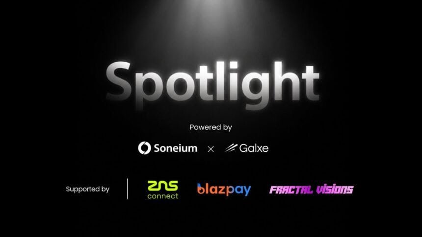 Soneium launches Spotlight campaign with $10,000 reward pool across 10 projects