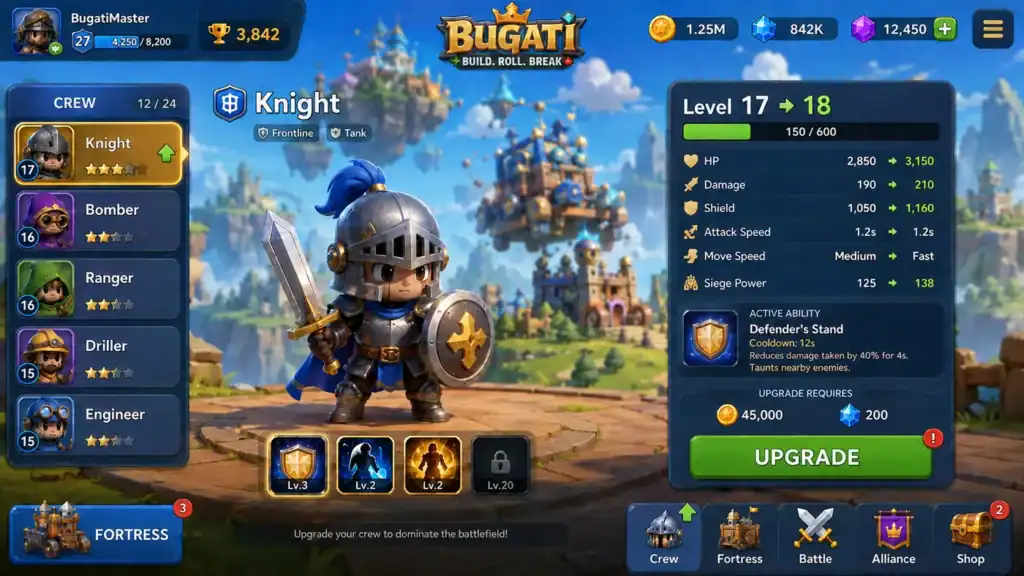 BUGATI Opens Early Access on Base For Fortress-Based MMO