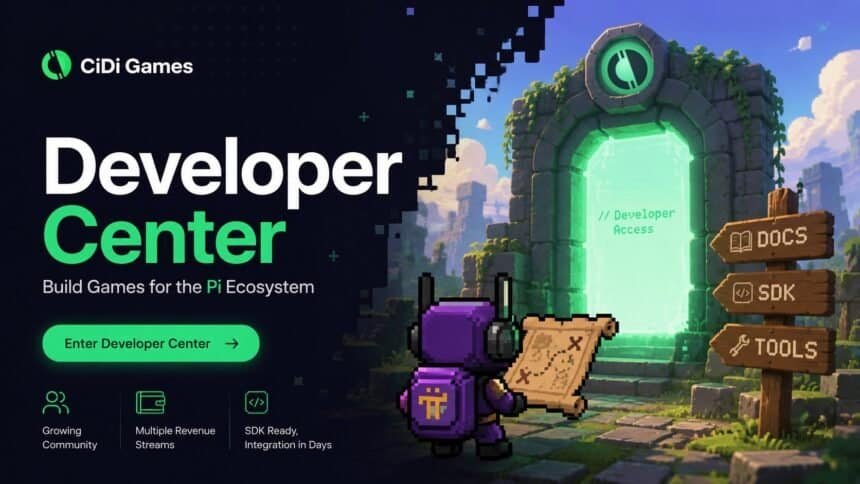 Pi Network Expands Gaming Ecosystem as CiDi Games Launches Developer Center