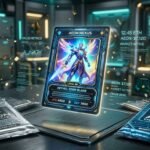 Aeon Nexus digital trading card for Aethel: Star-Blade, Level 99, with 4500 ATK and 3800 DEF, shown with market value metrics