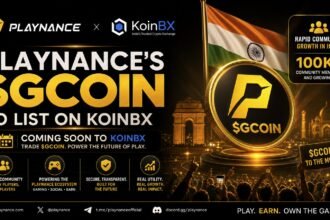$GCOIN Lands on KoinBX as Playnance's Community Model Gains Ground in India