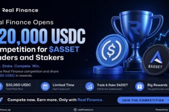 Real Finance Opens $20,000 USDC Competition for $ASSET Traders and Stakers