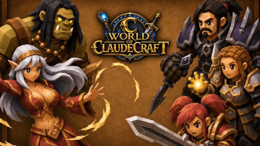 World of ClaudeCraft v0.32.0 adds endless rifts and 11 new realms