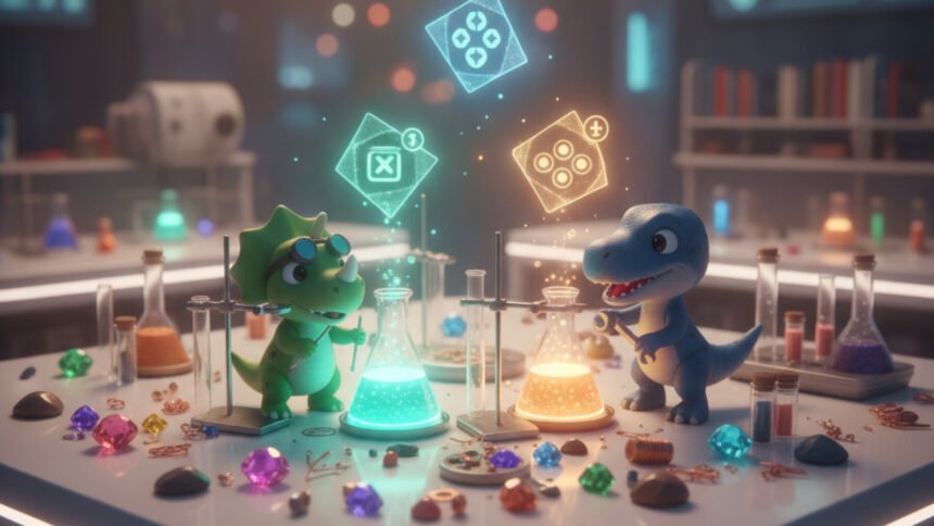 Angry Dynomites Lab switches on quest system for Craft World