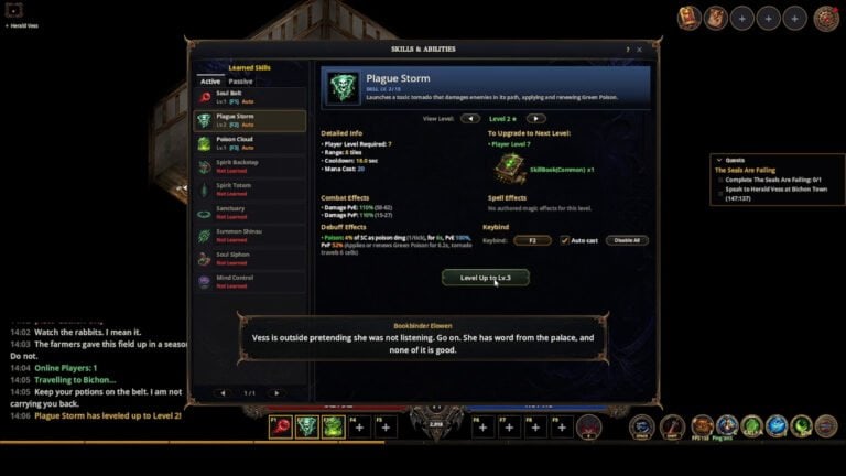 Ashen Throne gameplay screenshot 1 – MMO crypto game on Base
