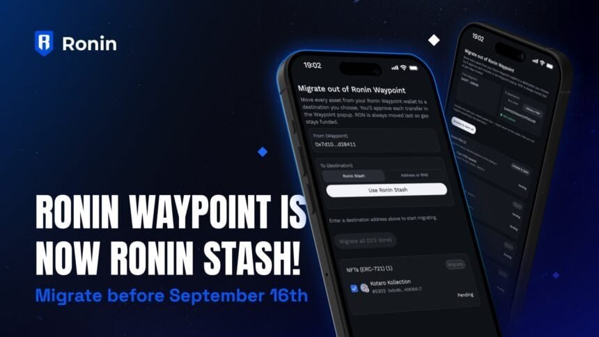 Axie's badge and bAXS migration tool goes live ahead of Waypoint shutdown