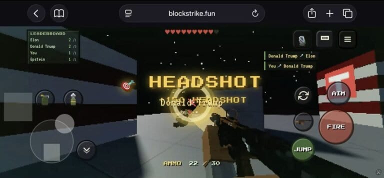 BlockStrike gameplay screenshot 2 – NFT Shooter Games crypto game on Solana