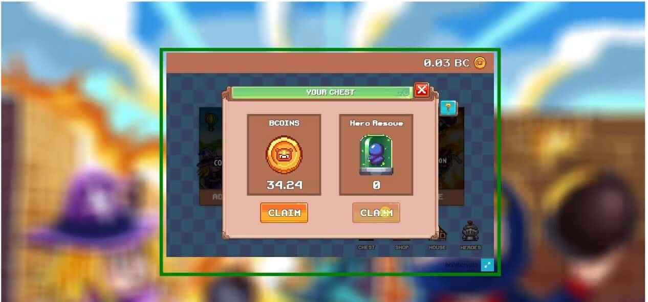 BombCrypto (BCOIN) gameplay screenshot 5 – Arcade crypto game on BNB Chain