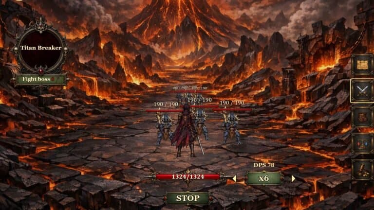 ChainSlash gameplay screenshot 2 – NFT Idle Games crypto game on Base