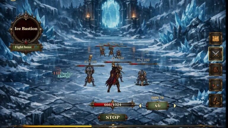 ChainSlash gameplay screenshot 3 – NFT Idle Games crypto game on Base