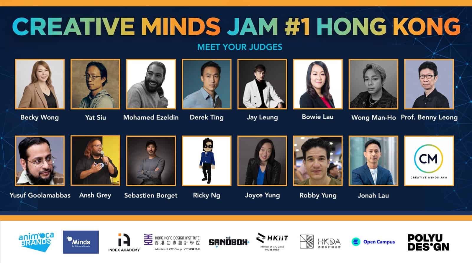 Creative Minds Jam hackathon with The Sandbox and Animoca's Minds
