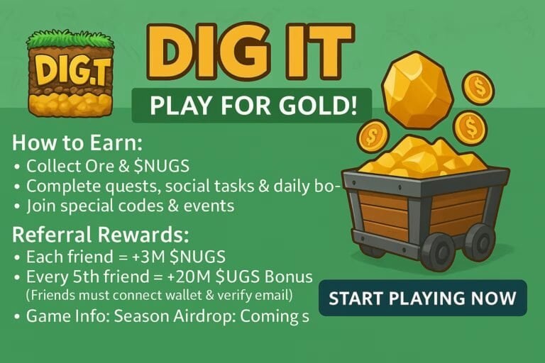 Dig It Gold Game gameplay screenshot 8 – DeFi crypto game on TON