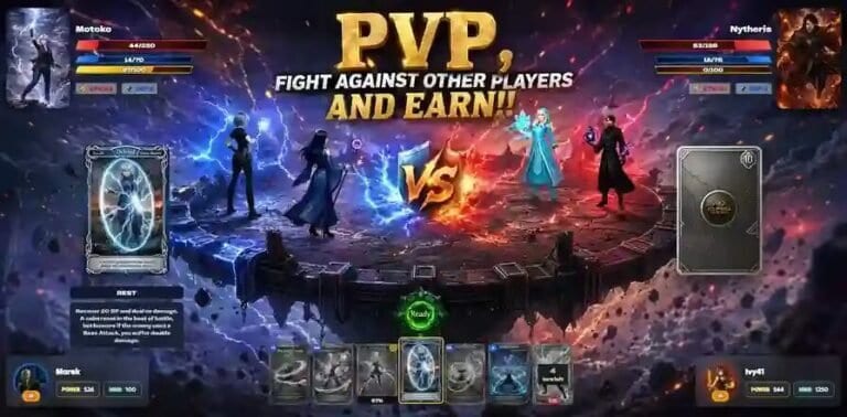 Eclipsera Legends gameplay screenshot 3 – NFT MMORPG Games crypto game on Solana