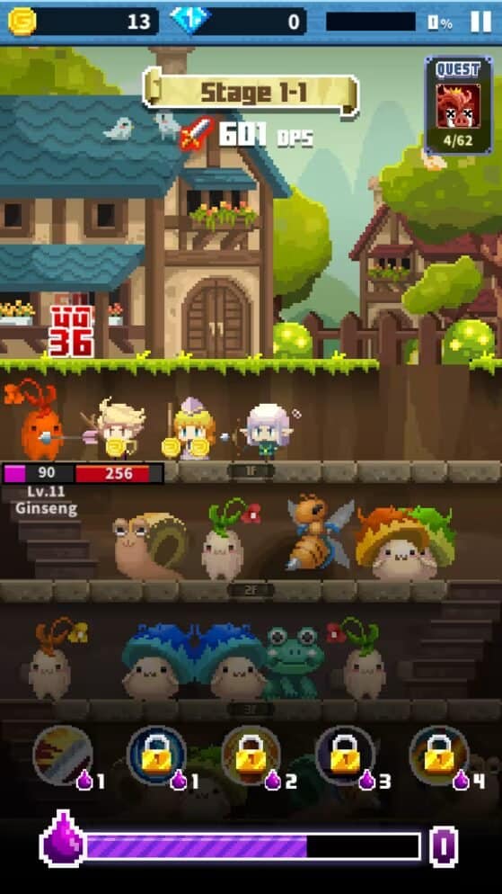 Final Taptasy gameplay screenshot 4 – Anime crypto game on BNB Chain