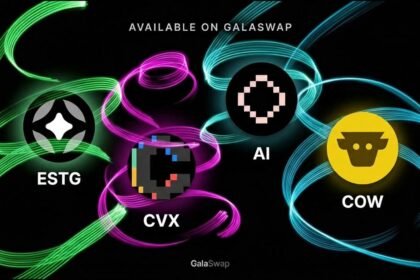 GalaSwap lists four more tokens as GalaChain listing pace holds