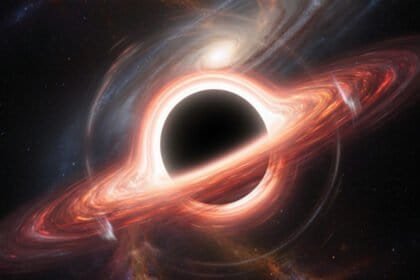 James Webb caught a black hole mid-meal, 145 million light-years away