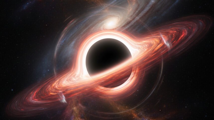 James Webb caught a black hole mid-meal, 145 million light-years away