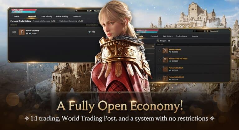 LORDNINE: Infinite Class gameplay screenshot 4 – Fantasy crypto game on Klaytn