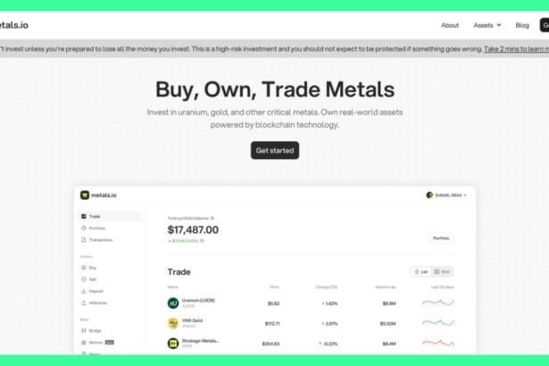 Metals.io adds cobalt and nickel tokens, widening Etherlink commodities lineup