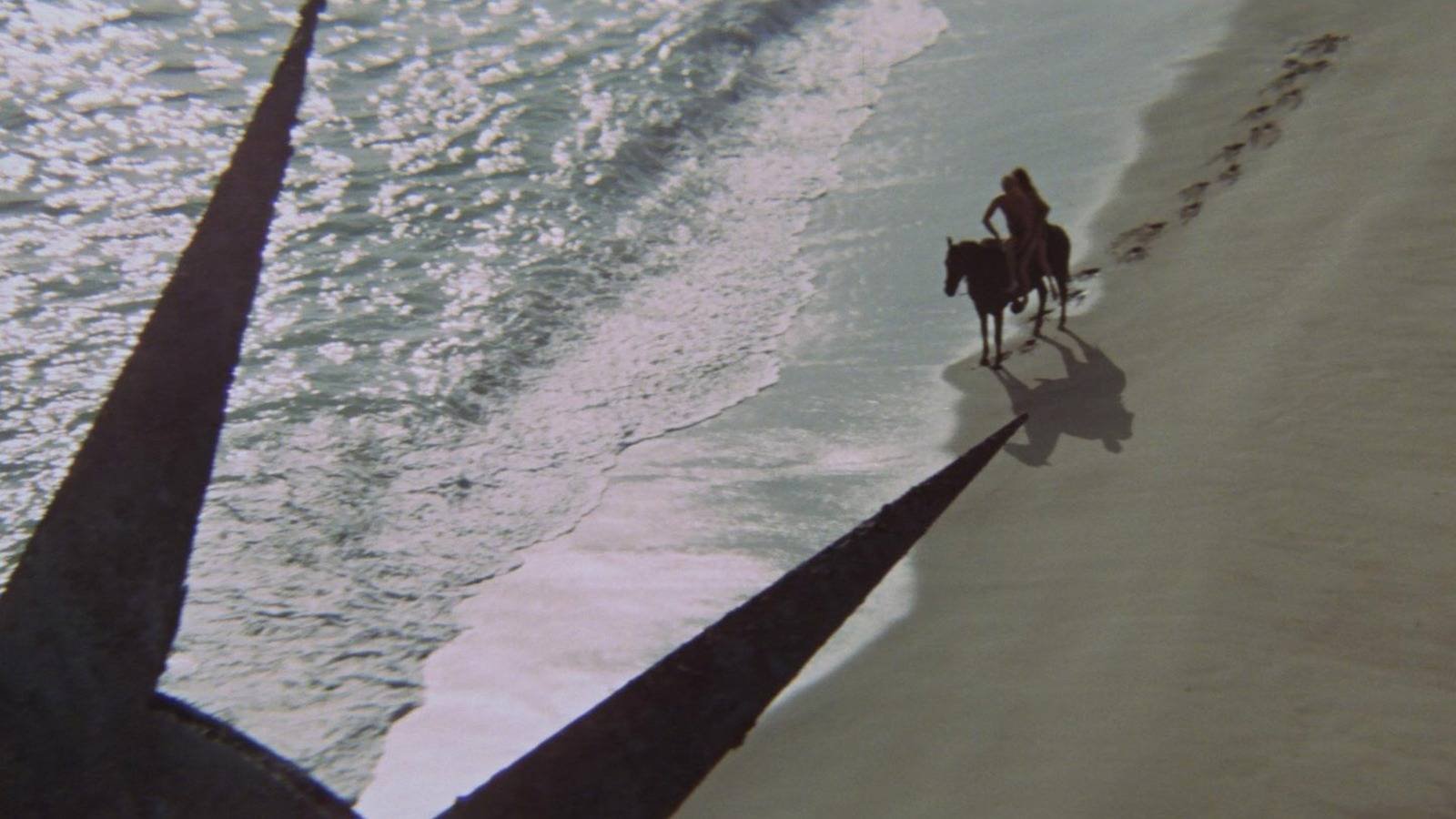 The corner of the Statue of Liberty in Planet of the Apes
