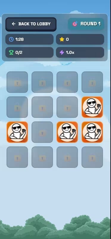PairPunk gameplay screenshot 4 – Minigame crypto game on Solana