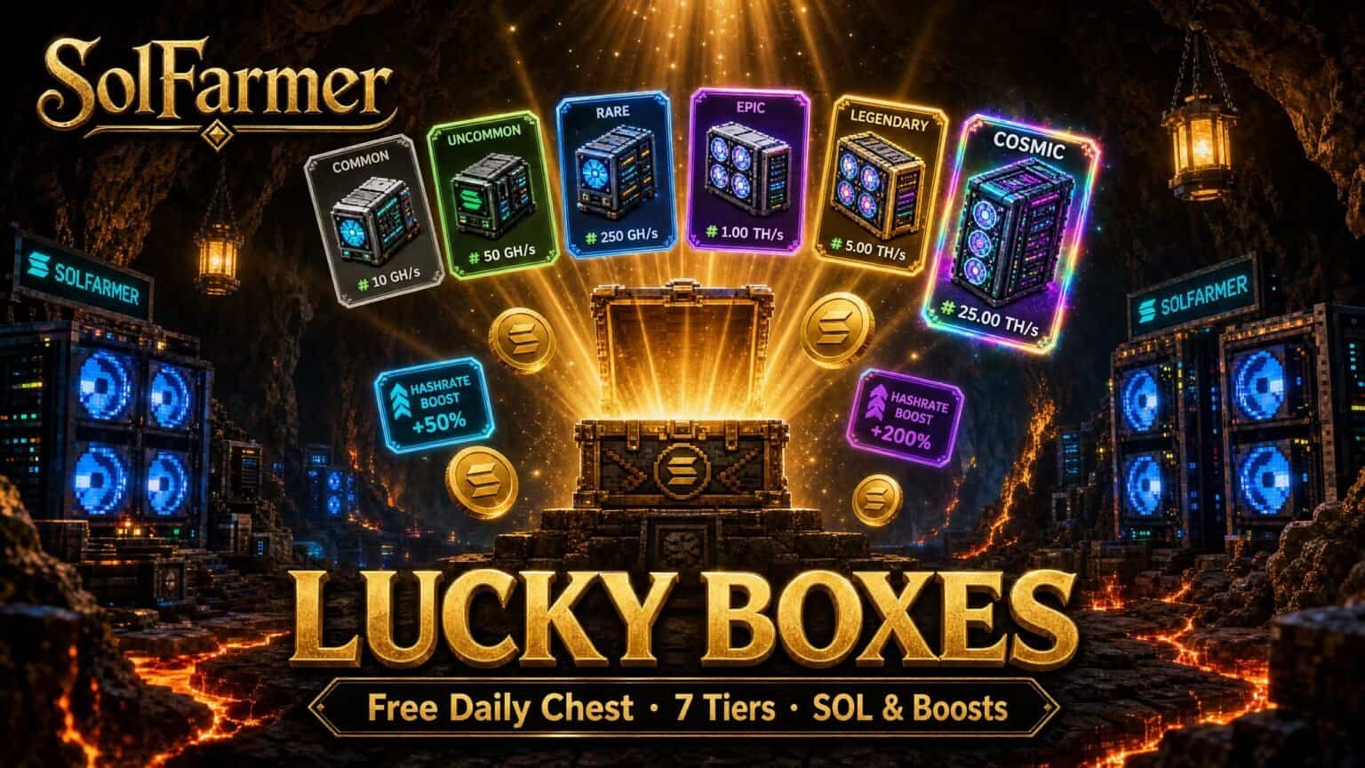 Solfarmer gameplay screenshot 3 – Mining crypto game on Solana