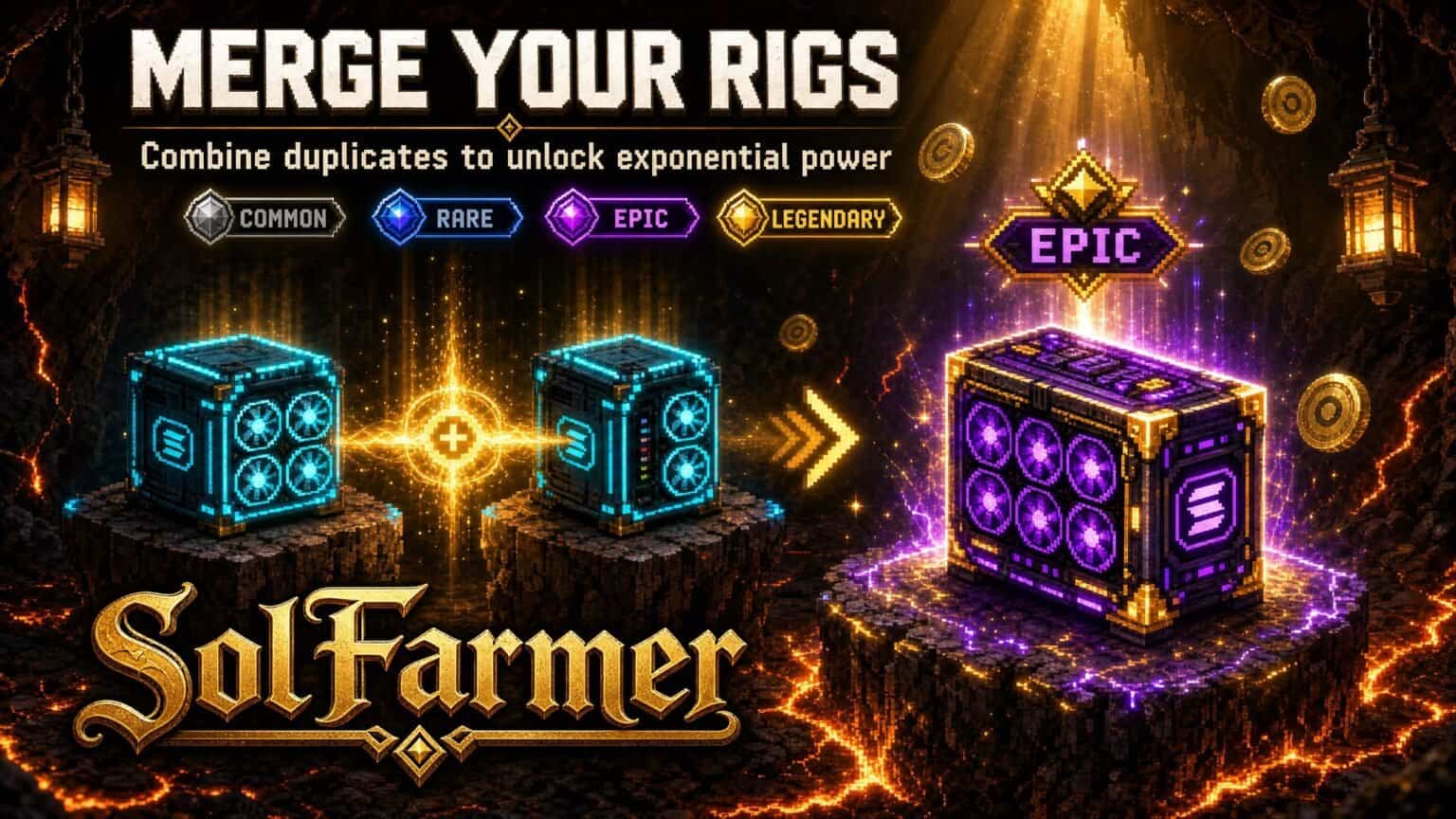 Solfarmer gameplay screenshot 5 – Mining crypto game on Solana