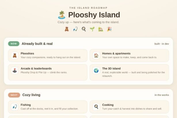 The Plooshies ships fishing minigame five days after adding it to the roadmap
