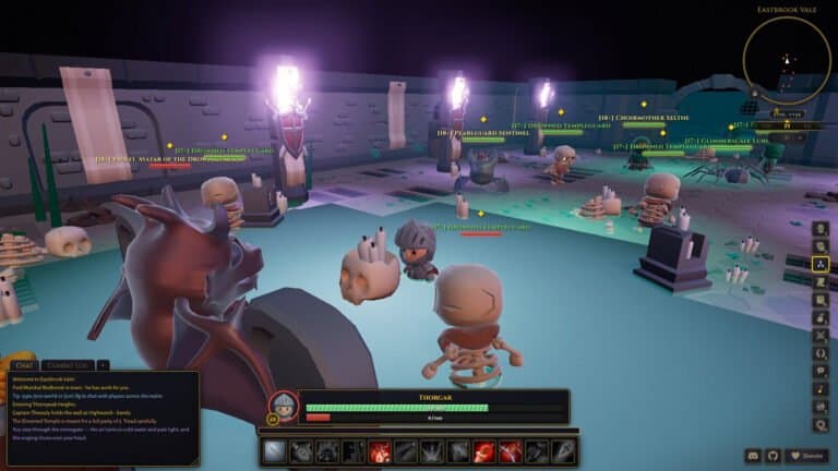 World of Claudecraft gameplay screenshot 1 – NFT Adventure Games crypto game on Solana