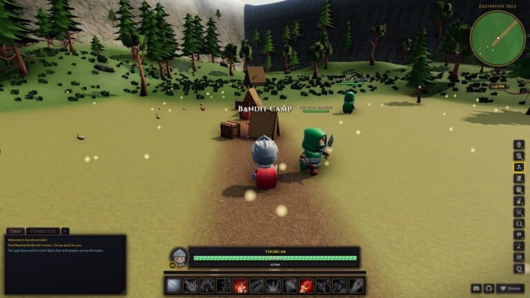 World of Claudecraft gameplay screenshot 2 – NFT Adventure Games crypto game on Solana