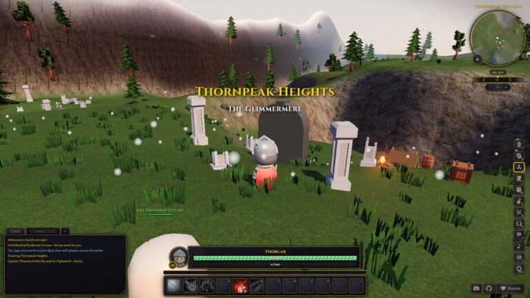 World of Claudecraft gameplay screenshot 3 – NFT Adventure Games crypto game on Solana