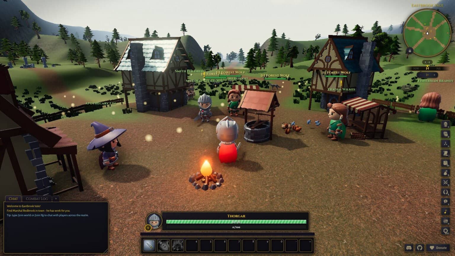 World of Claudecraft gameplay screenshot 5 – NFT Adventure Games crypto game on Solana