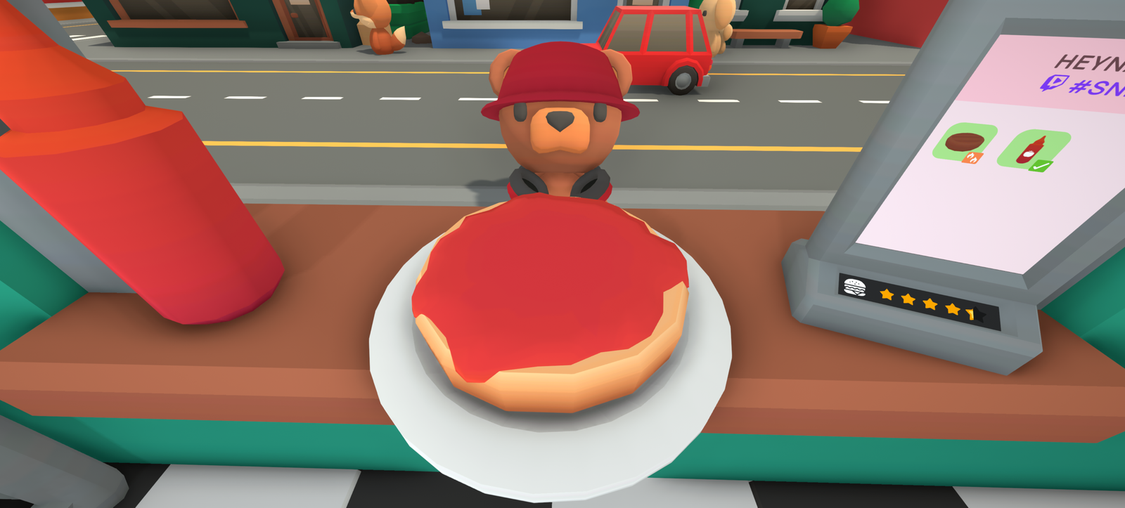 Xbox now wants you to watch ads to play games you already own A bear character in Burgie's Cozy Kitchen.