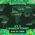 Terrariums V1.2 launches next week with new features and updates.