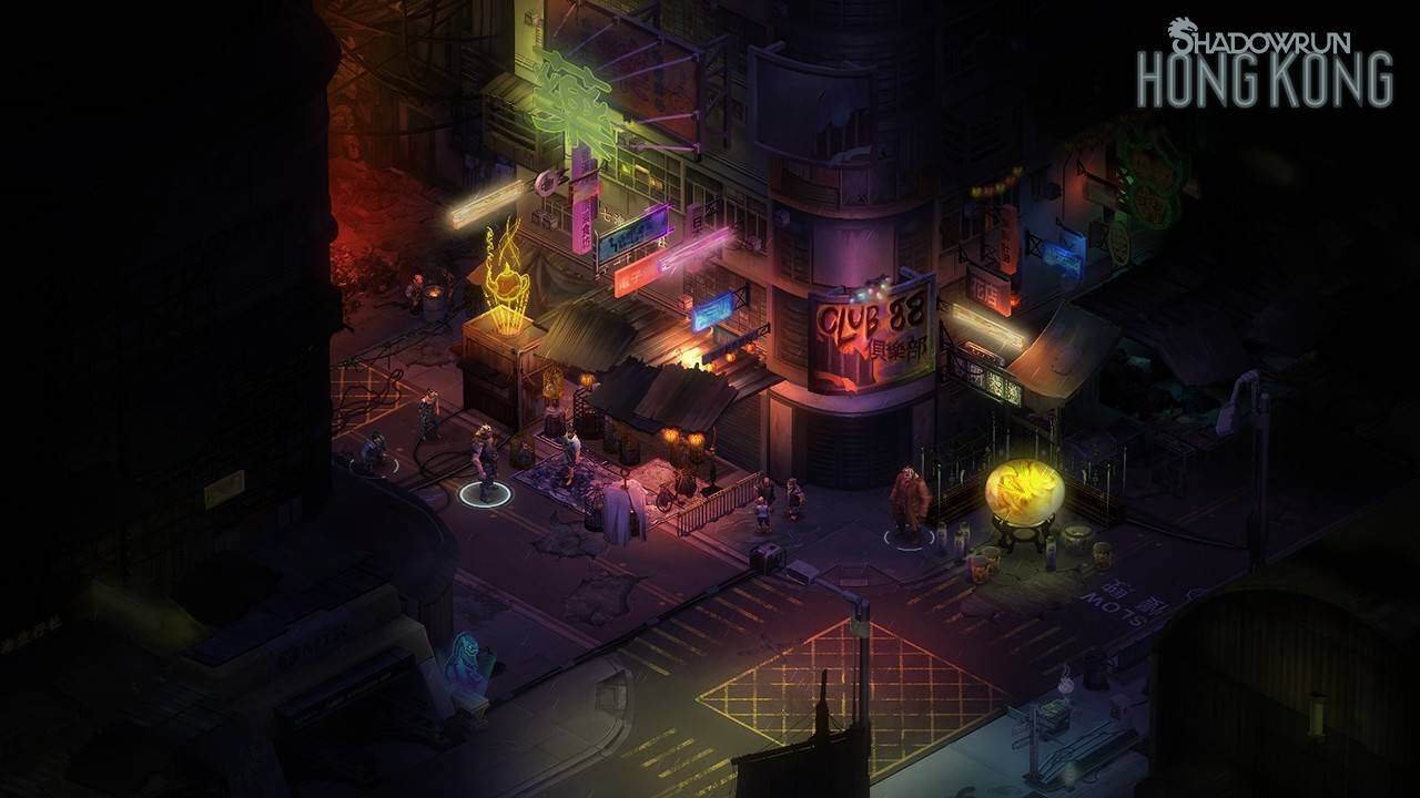 Image shows gameplay from Shadowrun: Hong Kong
