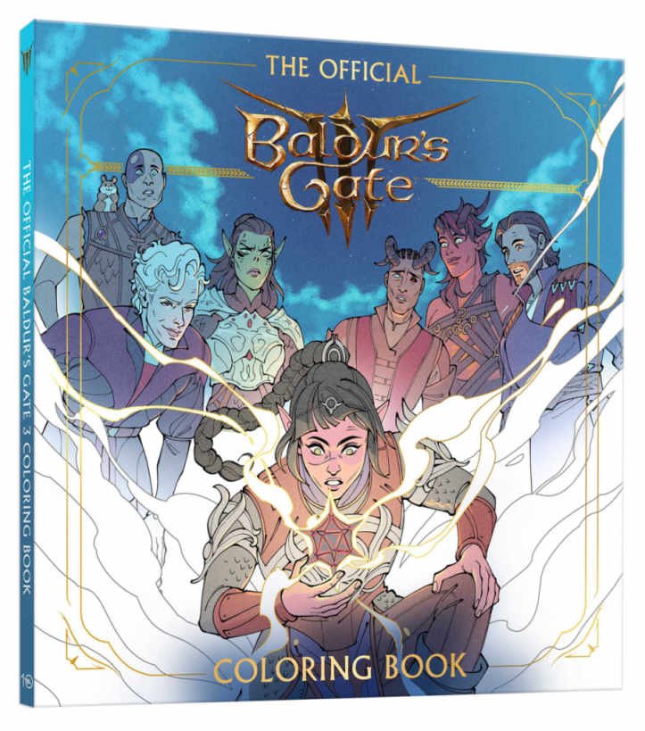 BG3 Coloring Book Cover 9780593840009